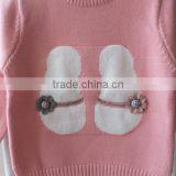 S17751A Latest Design Knitted Pullover Girls' Stylish Sweaters thumbnail-5