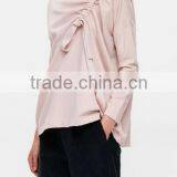 Runwaylover EY2380B Europe Style 2017 Ladies Fashion Pure Color Blouse thumbnail-1