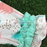 Wholesale Little Girls Boutique Remake Clothing Sets Girls Capri Sets Girls Ruffle Pant Set Girls Boutique Clothing Spring 2016 thumbnail-3