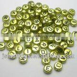 4*7 Solid Color With Black Line Letter Beads thumbnail-1
