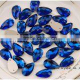 3230 11*18 Capri Blue Sew on Stone Rhinestone Beads for Jewelry Making Wedding Dress thumbnail-4