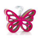 Velvet Butterfly Scarf Hanger for Organizer and Store Scarve