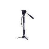 Black Portable Tripod Stand For Canon Eos Nikon Lightweight 360 Degree