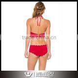 Wholesale Fashion High Neck Halter Top thumbnail-3