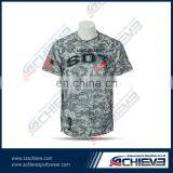 All Over Printed Full Buttom Digital Camo Baseball Jersey thumbnail-1