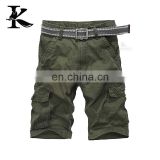 Wholesale Cotton Mens Cargo Shorts Manufacturing Summer Workwear Camouflage With Belt
