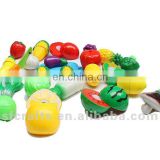 funny plastic cut fruit game for kids