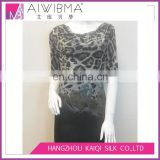 Ladies's Fashion Polyester Spandex Printed Knittd Slim Casual Wear Dresses