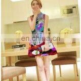 Wholesale Custom Design Digital Printing 95% Silk 5% Spandex Fabric for Satin