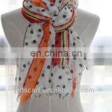 print velvet scarf JDYVP-003# Printing scarf 100% voile polyester shawl wholesaler