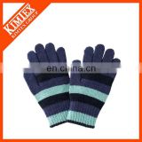 Wholesale Cheap Striped mens winter gloves