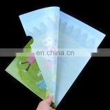 L Shape Custom Presentation a4 File Folder Plastic