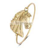 Best Selling Products Animal Horse Head Children Gold Bangles