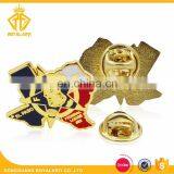Gold Custom Brass Officer Institution Enamel Pin Badge With Eagle thumbnail-4
