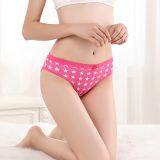Yun Meng Ni Sexy Underwear Five Star Printed Girls Briefs Breathable Cotton Women's Panties thumbnail-1