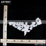 Cotton Lace Neck Trim Motif;neck Trim Cotton Lace Motif;motif Neck Trim Cotton Lace for Wedding Dress thumbnail-2