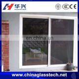 commercial building uv-resistant low-e glass small sliding windows
