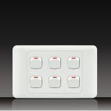 push button wall switch socket Digit Telephone Socket with Data Socket