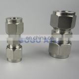 Quick coupler O.D 4 mm hard tube intermediate adapter joint SUS304 stainless steel water grease hydraulic fittings
