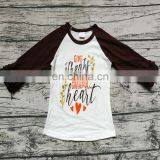 Give Thanks With a Grateful Heart Thanksgiving Day Long Sleeve Warm Tops T-Shirt Casual Cotton Clothes Girl 0-7T