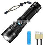 High Quality Flashlight Tactical XHP50 Emergency Torch Light Led Flashlight Self Defense Hunt Flashlight thumbnail-2