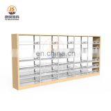 Commercial metal locker slot angle iron shelf angle school library book shelving