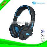 Comfortable 3.5mm Stereo Gaming Over-Ear Headphone Headset With Mic for PC Computer Game With Noise thumbnail-1