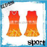 Customized 100% Polyester Ladies/girls Sublimation Printed Breathable Netball Uniforms thumbnail-1