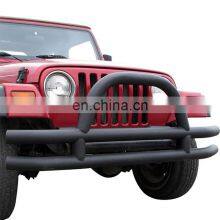 Auto Car Accessories Front Bumper With Hoop For TJ Black Front Bumper Guard Jeep YJ 87-06 thumbnail-5