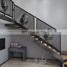 Modern Stair Balustrades & Handrails Duplex Luxury Guardrail Nordic Villa Fence Corridor Railing thumbnail-3