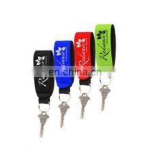Custom Logo Wristband Keychain With Cheap Price