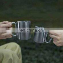 Portable Coffee Cup Kids Blanks Metal Fire Travel Stainless Steel Custom Sublimation Camping Mug thumbnail-5