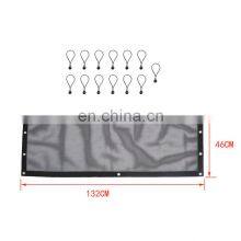 UTV Rear Window Net Mesh Rear Wind Screen Shade Shield Cover Net Fit for Polaris RZR XP 1000 thumbnail-2