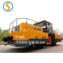 Custom-made road-rail internal-combustion tractor, and more than 1000 tons of diesel engine