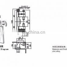 Zinc Alloy Chrome Plated Metal Gate Concealed Hinge thumbnail-5