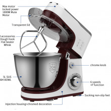 5L Table Top Whisk With Stainless Steel Cylinder Mixer, Kneading Mixer, Cream Mixer（Wechat:13510231336） thumbnail-2