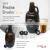 Growler With Handle - 64 Oz ( Empty California Style Beer Growler Glass Wine Bottle With Swing Top and Handle) thumbnail-2