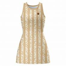 Women's Dye Sublimated Flexible Netball Dress With Simple Style