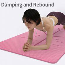 Yoga Mat Tpe Mat Yoga Natural Organic Non-toxic Eco Friendly thumbnail-1