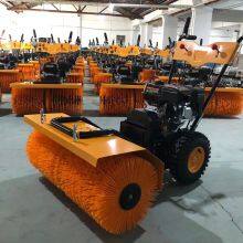 Snow Sweeper, Community Road Snow Removal Equipment, Full Gear Fuel, Small Hand-pushed Outdoor Snow Sweeper thumbnail-1