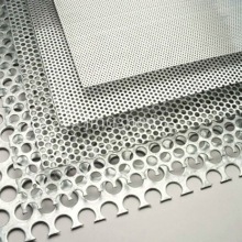 Perforated Metal Mesh Galvanized 316 Stainless Steel Welding Customized Round Hole Powder Coated Sheet thumbnail-2