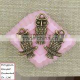 DIY Zinc Alloy Jewelry Ancient Bronze Owl Pendant thumbnail-2