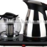 2L stainless steel electric kettle set