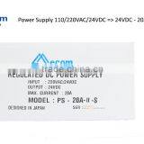 Power Supply for Gyro Compass, INM - C, MFHF Transceiver Input 110/220VAC/24VDC-> Output 24VDC, 20A thumbnail-3