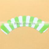 Eco Friendly Party Supplies Lime Green Cake Decoration Chevron Dot Stripe Star Heart Cupcake Wrappers thumbnail-6