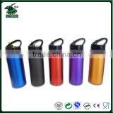 2014 600ml tall lacquer aluminum water bottle with circullar lid