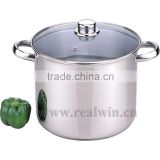 stainless steel pot , Stock pot , cooking pot