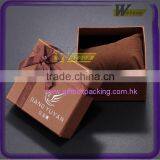 Paperboard Gift Box With Pillow and Silk Ribbon for Watch