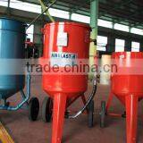 Sand Blasting Booth With Blasting Pot in China thumbnail-3