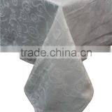 Hot Sale 100% Polyester Jacquard Design Catering Table Cloth Linen